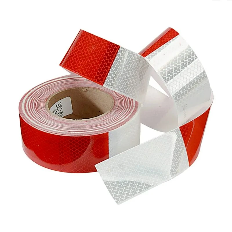 red white reflective tape
