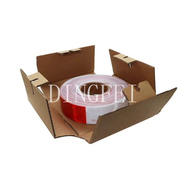 White And Red Reflective Tape