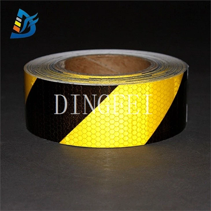 Black Yellow Reflective Tape