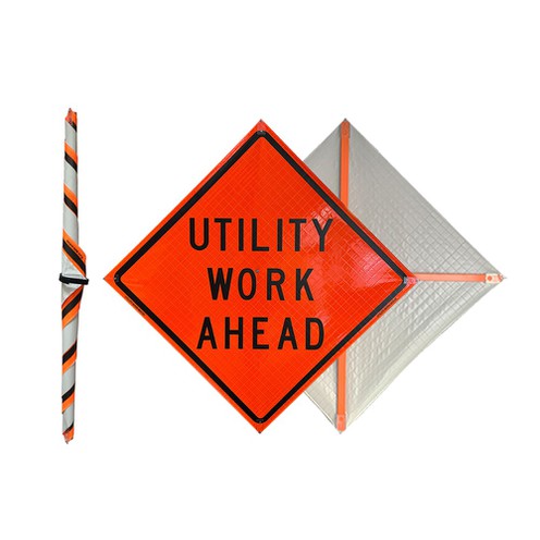 UTILITY WORK AHEAD 2 UTILITY WORK AHEAD 2